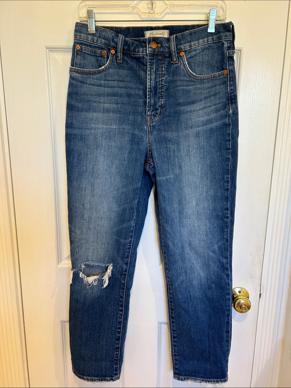 Madewell High-Rise The Perfect Vintage Crop Jeans, 28